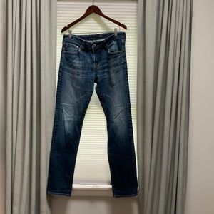 At men’s jeans